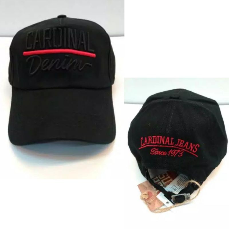 HITAM Cardinal Hat Original 604 Black Guarantee Hat Black Cardinal ...