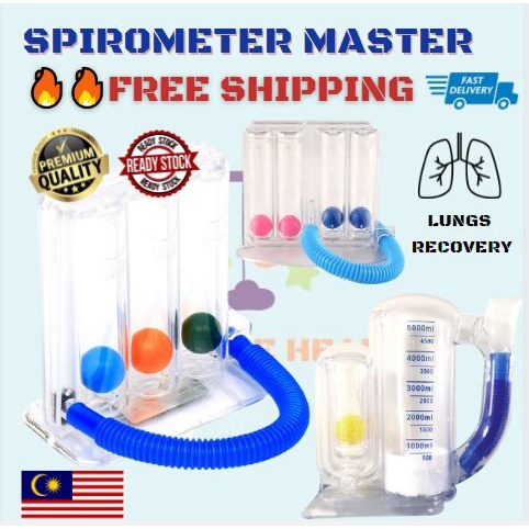 🔥 3 Balls Incentive Spirometry/Spirometer /Deep Breathing Exercise ...