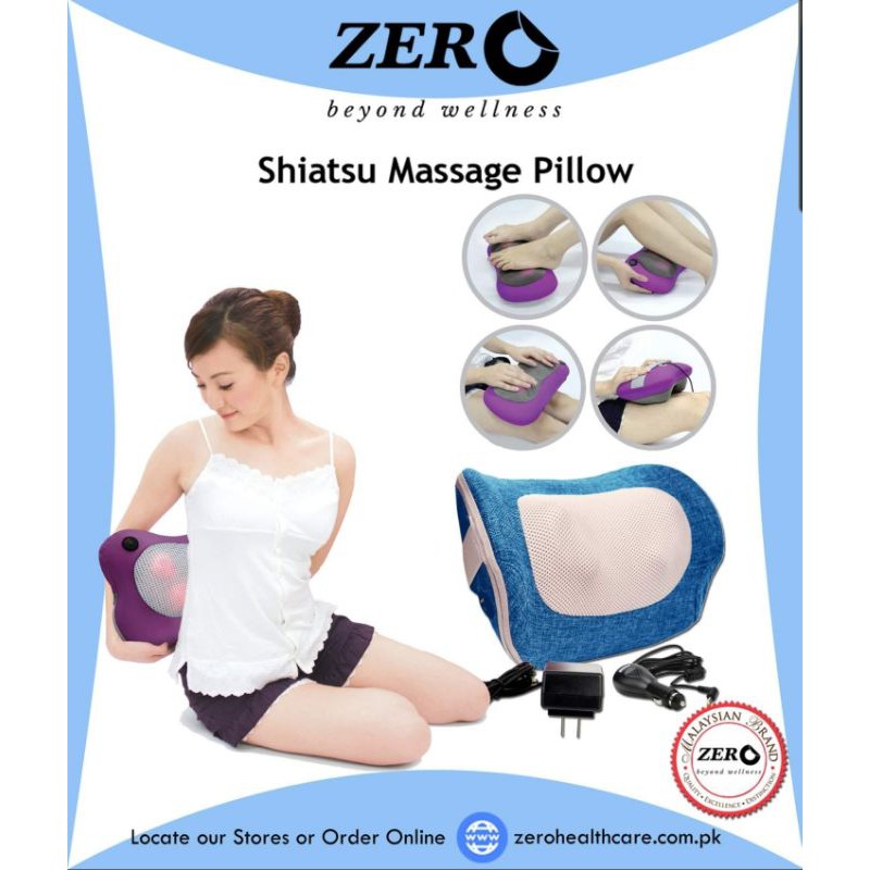 Shiatsu massage clearance pillow