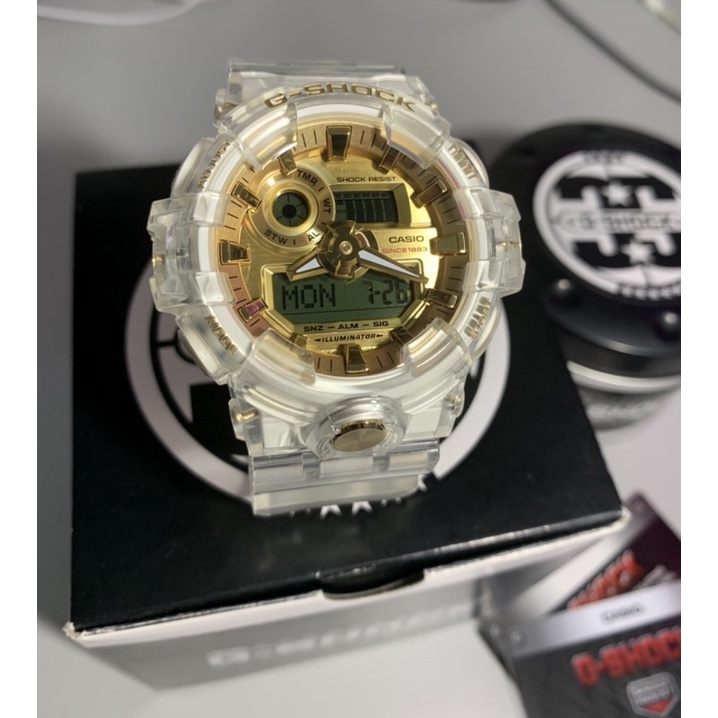 GA-735E-7ADR Glacier Gold G-shock 35th Anniversary Limited Edition