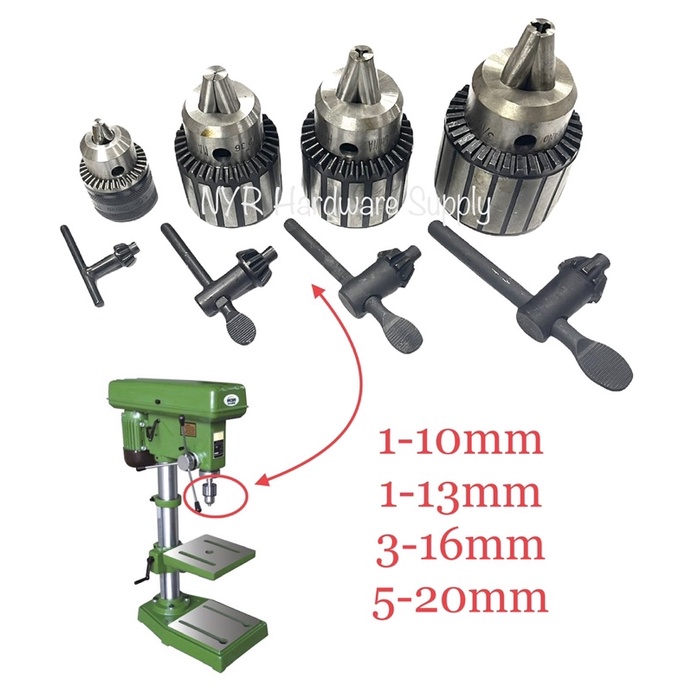 Bench deals drill chuck