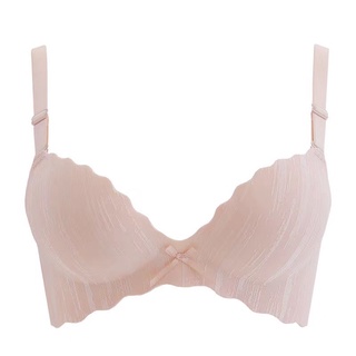 Ready stock】Sexy push up bra women small chest gathered without