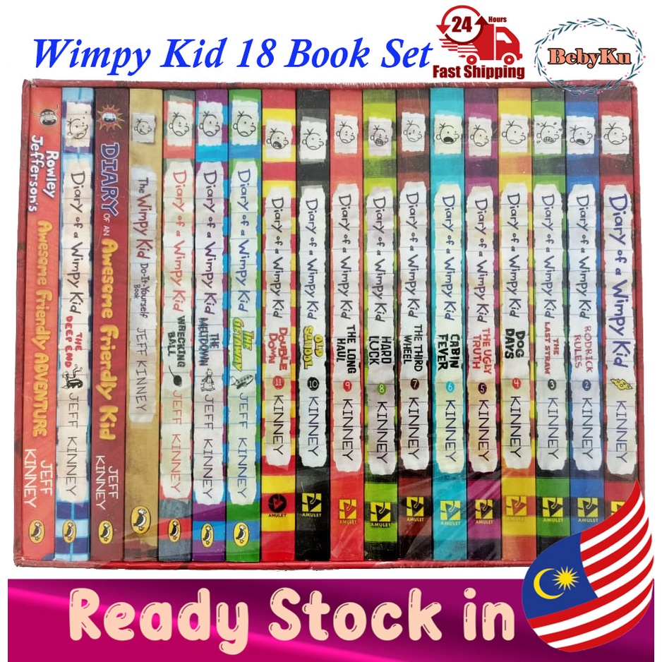 Bebyku Wimpy Kid 1-16 Loose Book Set Children Story Books Collection ...