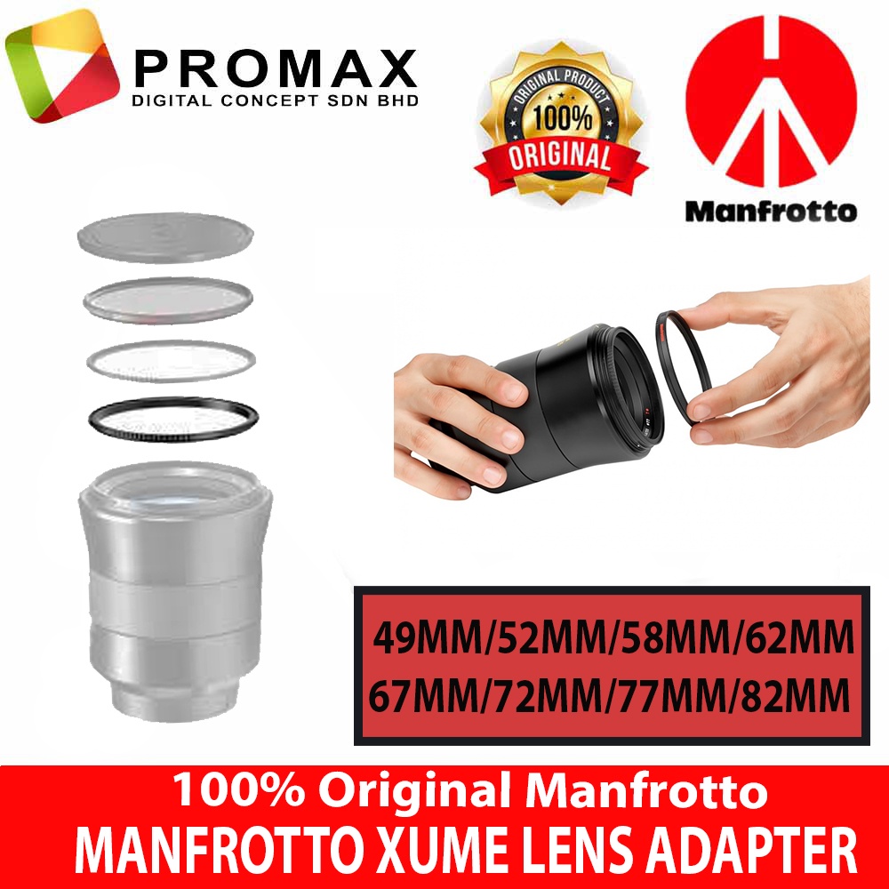 Xume MFXLA58 Lens Adapter - 58mm Quick Release Filter System For DSLR Photography