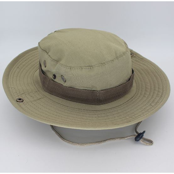 Camping Hat Jungle Fisherman Fishing Hat Bucket Hunting Boonie Hat ...