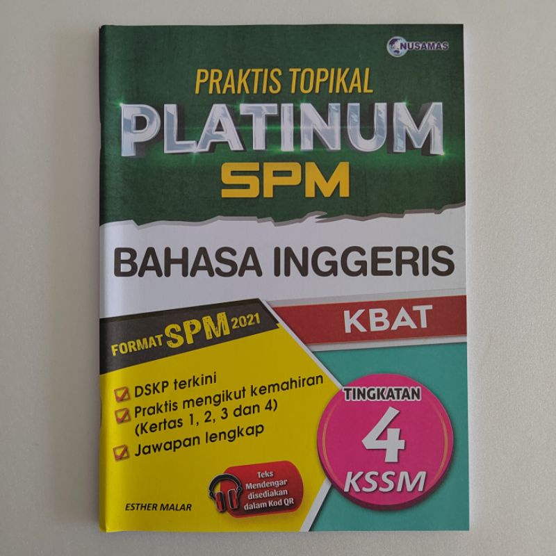 [2022] Buku Latihan Praktis Topikal Platinum Spm Bahasa Inggeris