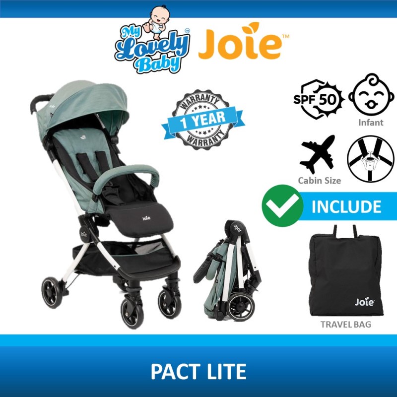 Joie Pact Lite Baby Stroller Light Weight Compact Cabin Size Shopee Malaysia