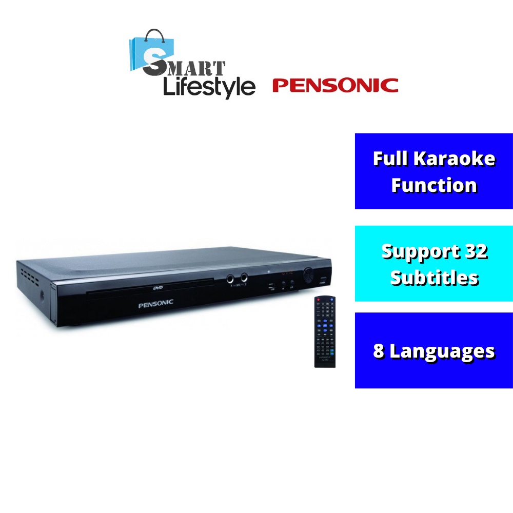 Pensonic DVD Player With Full Karaoke Function PDVD8204 Shopee Malaysia