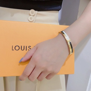 Louis Vuitton Space LV Bracelet Yellow Metal