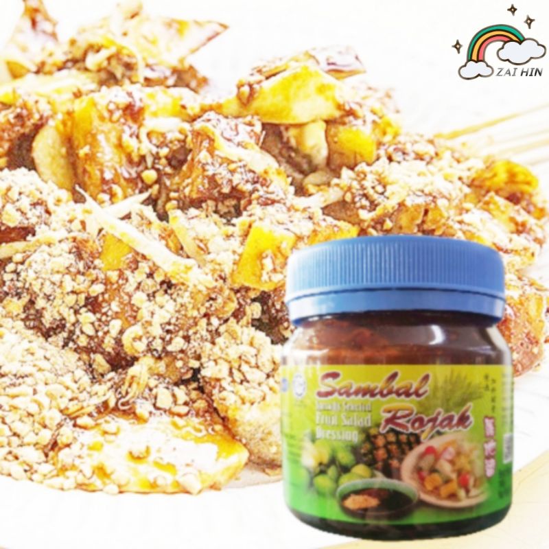 SAMBAL ROJAK SPECIALLY SELECTED FRUIT SALAD DRESSING 180G 特选加辣虾膏 罗她酱 ...