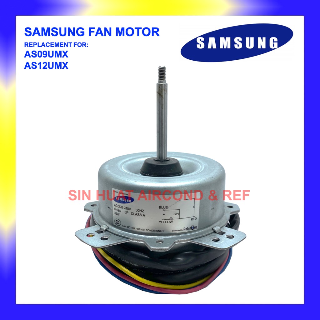 Samsung Outdoor Fan Motor SAMSUNG AS09UMX / AS12UMX Replacement Motor ...