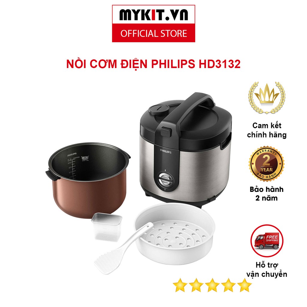 Philips HD3132 Rice Cooker (2 Liters) Mykit Store Shopee Malaysia