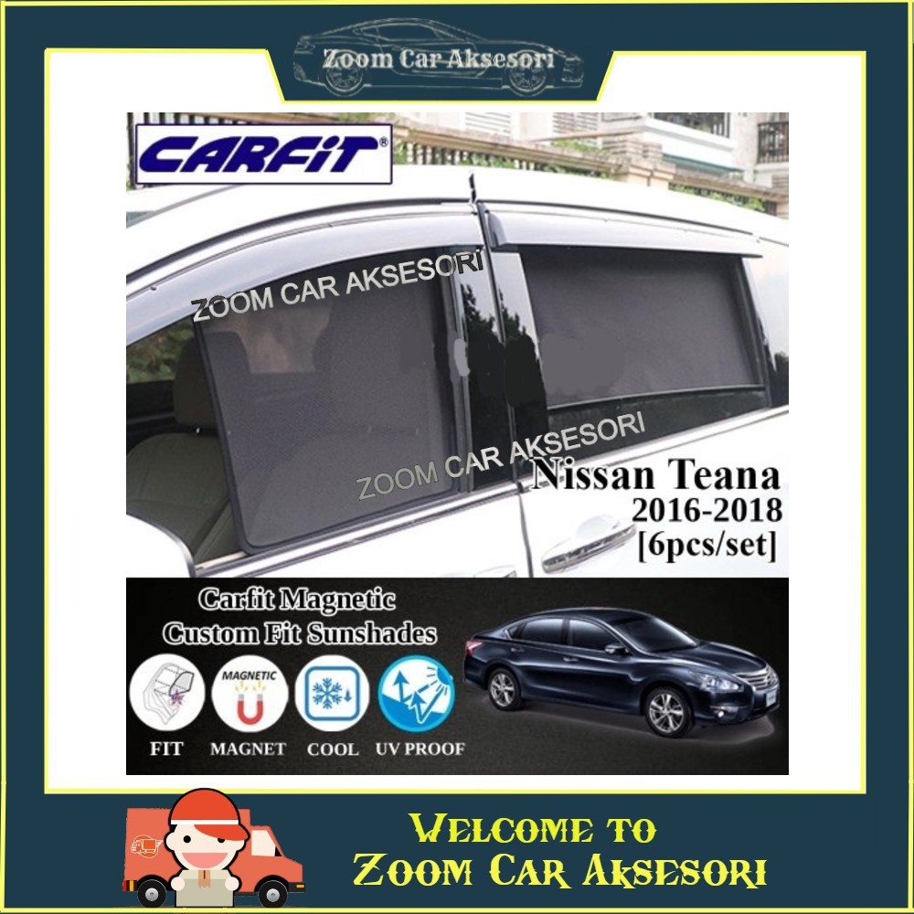 Magnetic Sunshade Carfit Block Uv Heat Privacy Protection For Nissan Teana L