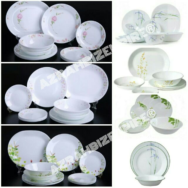 Set shop pinggan corelle