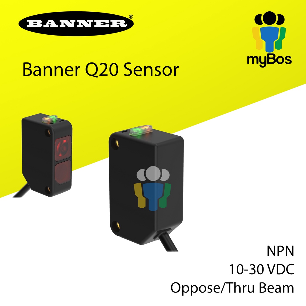 Banner Q20 Opposed Sensor Q20E Q20EL Q20NR Q20NRL Q20PR Q20PRL Thru ...