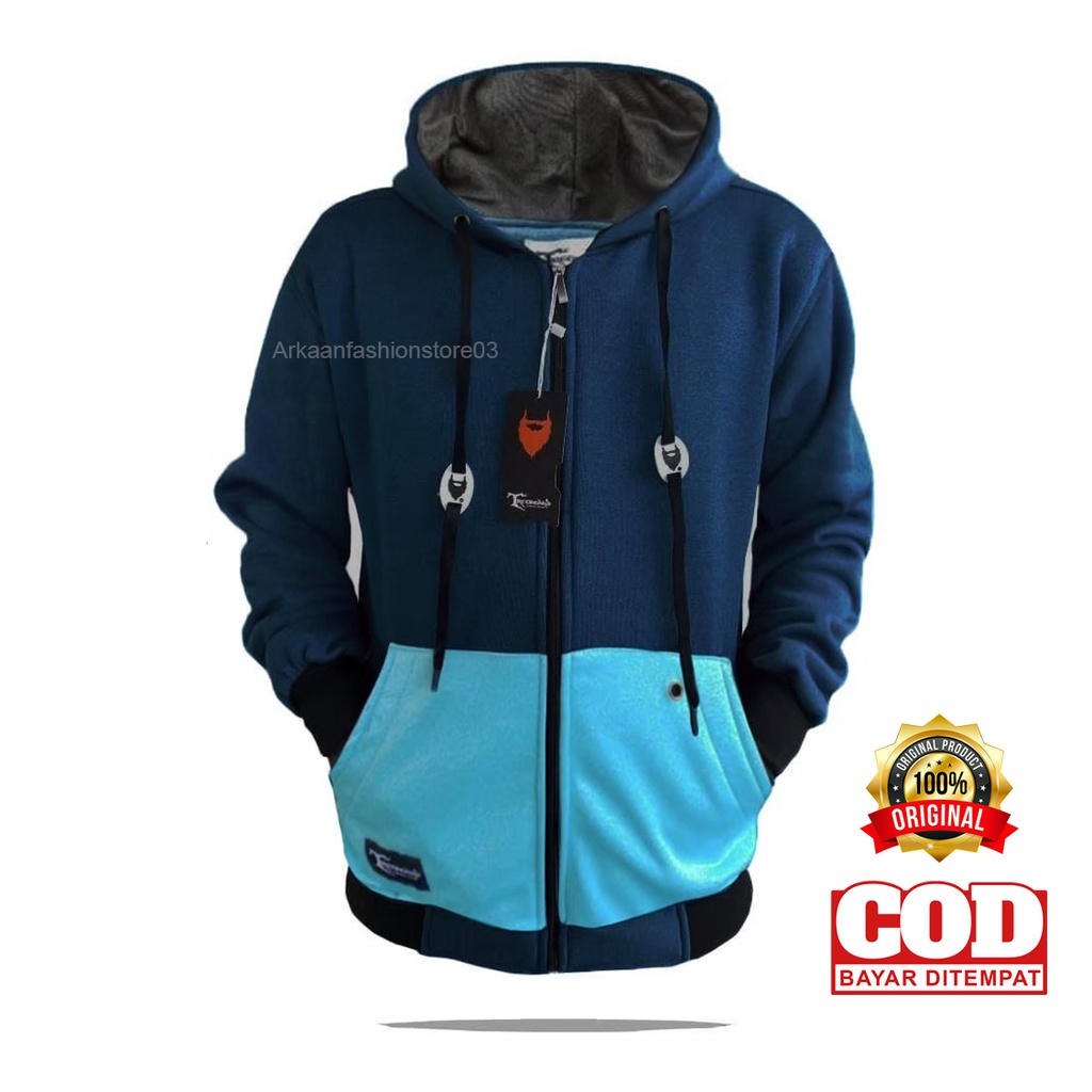 TREEBEARD Jacket Sweater Hoodie Zipper Plain Motif Premium Men And ...