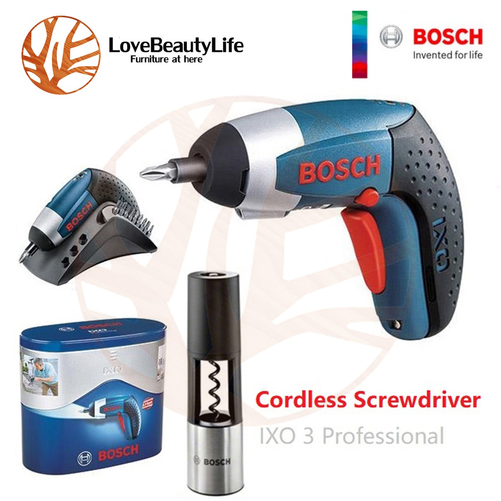 Bosch IXO 7 Cordless Screwdriver with Cockscrew attachment – Bosch