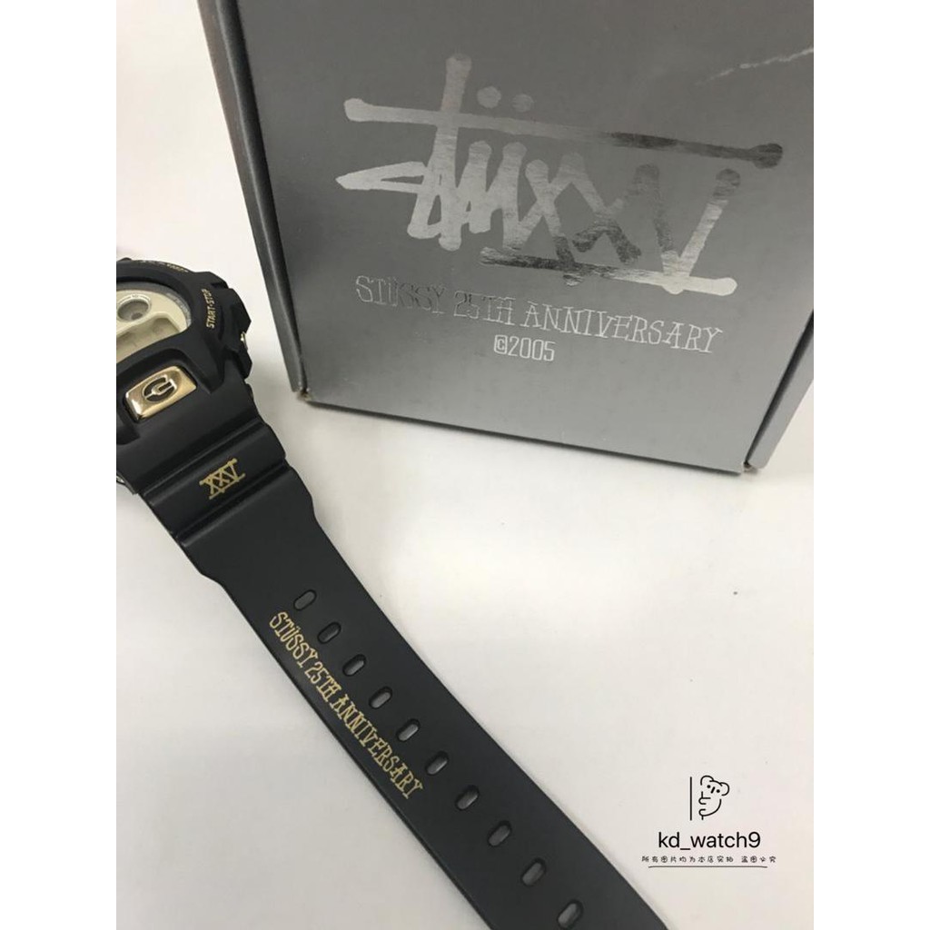 Limited edition Gshock x Stussy 25th Anniversary DW-6900-ST , only