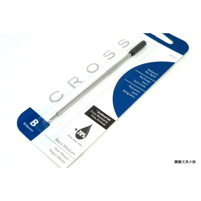 [Yuanrong Stationery Girl] CROSS Ballpoint Pen Refill Blue Black