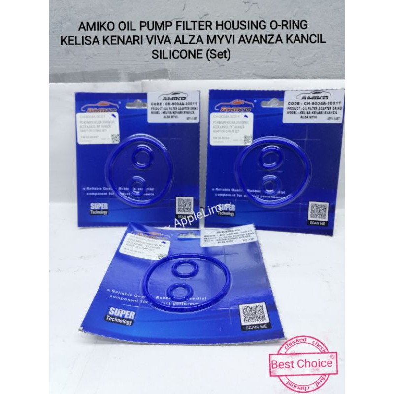 AMIKO SILICONE OIL PUMP FILTER HOUSING ORING KELISA KENARI VIVA ALZA