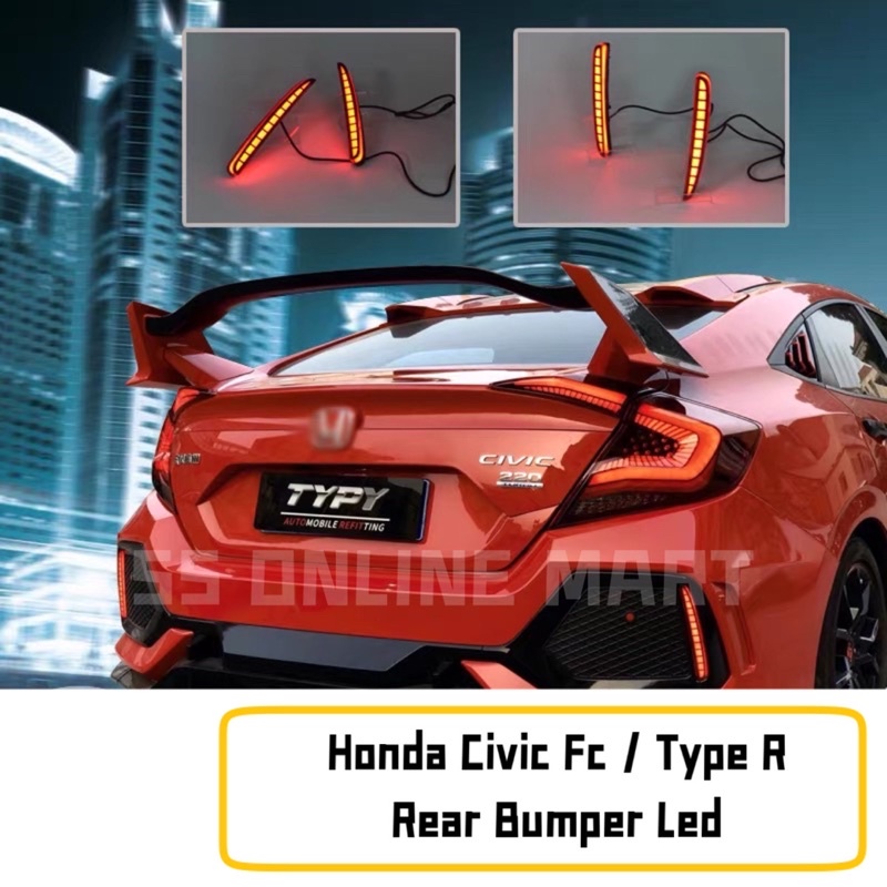 Honda Civic FC / Hatchback Type R 2016-2021 3-in-1 Automotive Car ...