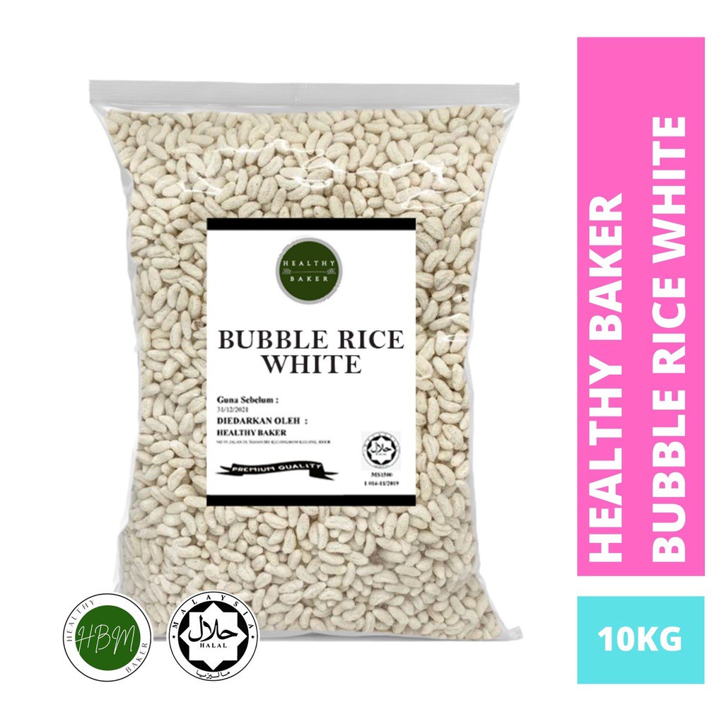 ChocoJarCrispy Bubble Rice White 12kg / Bubble Rice Cocoa Chocolate ...