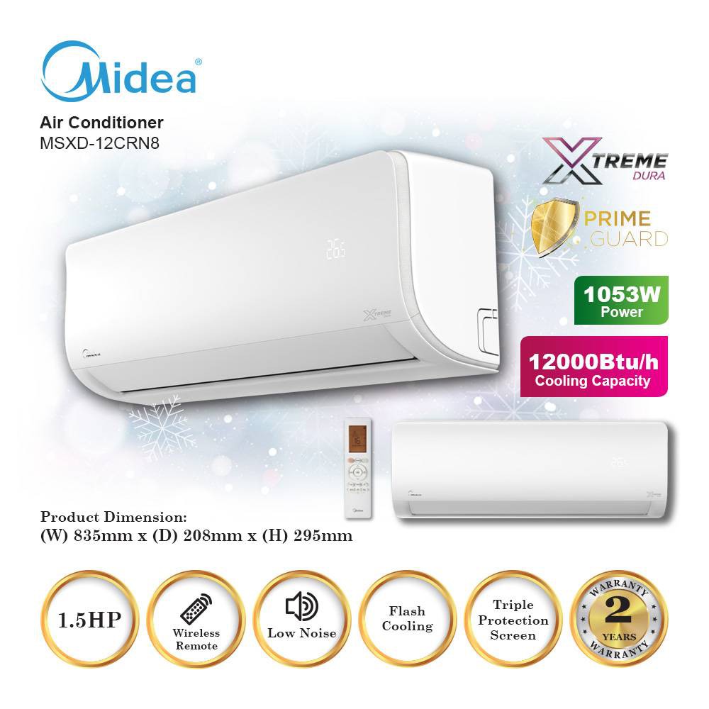 midea 1.5 hp non inverter