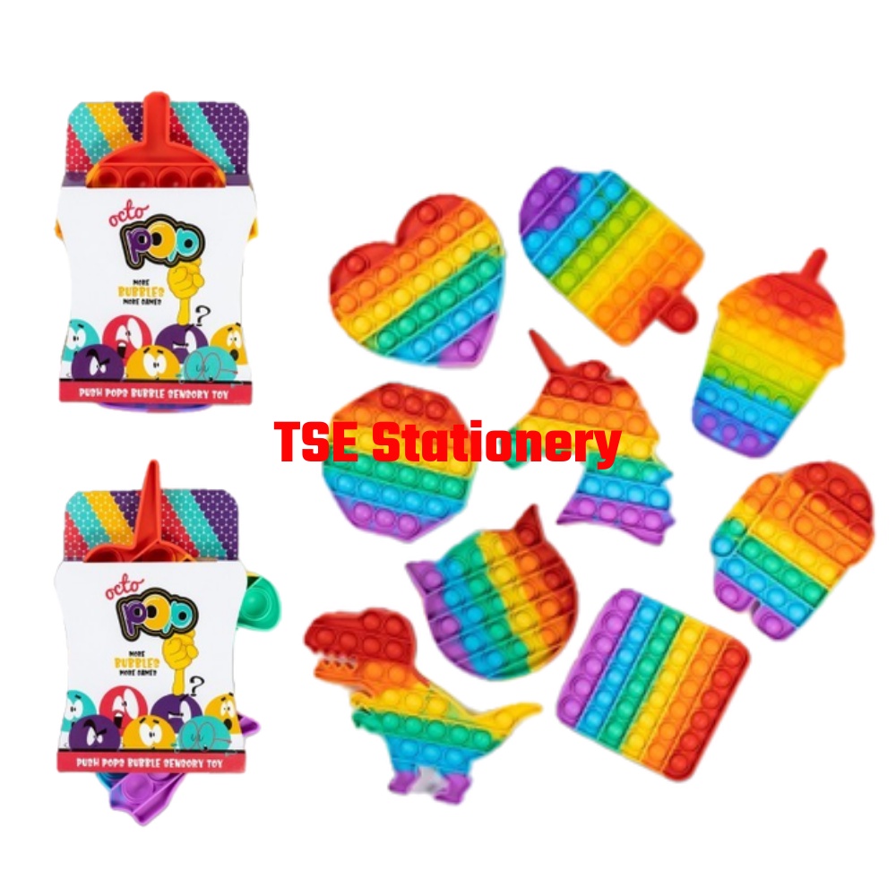 Octo Bubble Pop Fidget Pot It Popit Toy | Shopee Malaysia