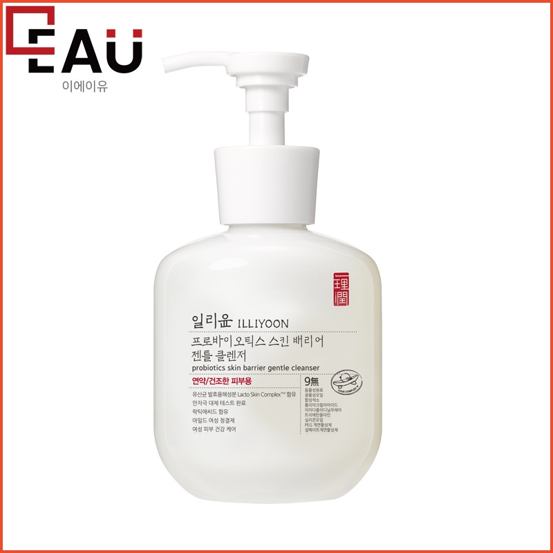 ILLIYOON Gentle Cleanser - Nettoyant Visage Doux Aux Probiotiques, 300ml - Soin Coréen