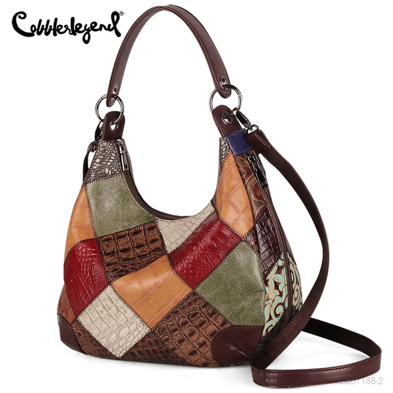 Cobbler Legend totebag casual shoulder bags Cow Genuine Leather vintage