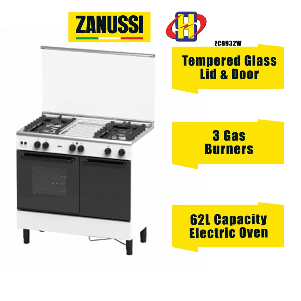 zanussi range cookers 90cm