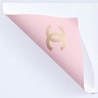 10pcs) Waterproof Chanel/LV flower wrapping paper florist bouquet gift wrapping  paper branded bunga kertas