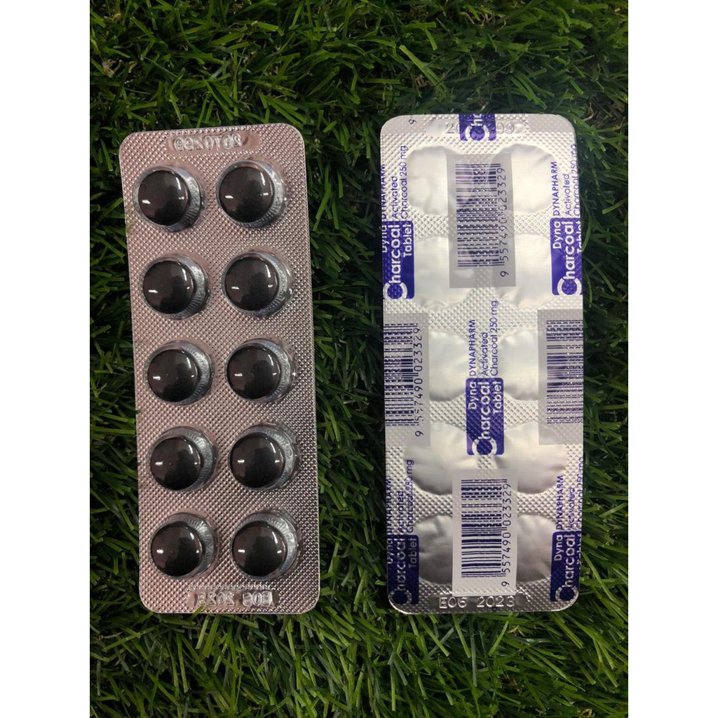 DYNA CHARCOAL TABLET 250MG Shopee Malaysia