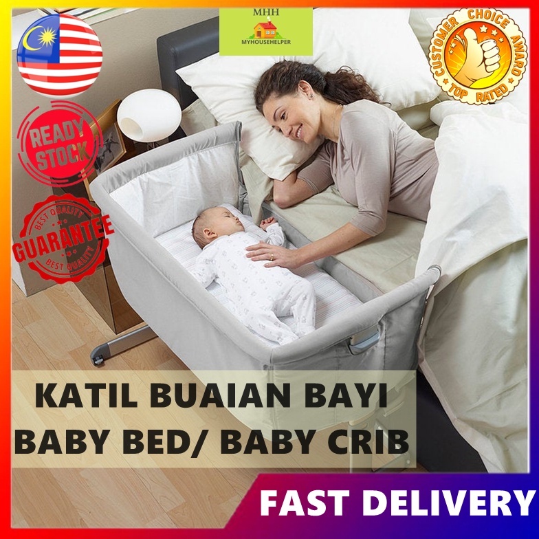 High Quality Baby Cot Newborn Fordable / Katil Bayi Multifunctional