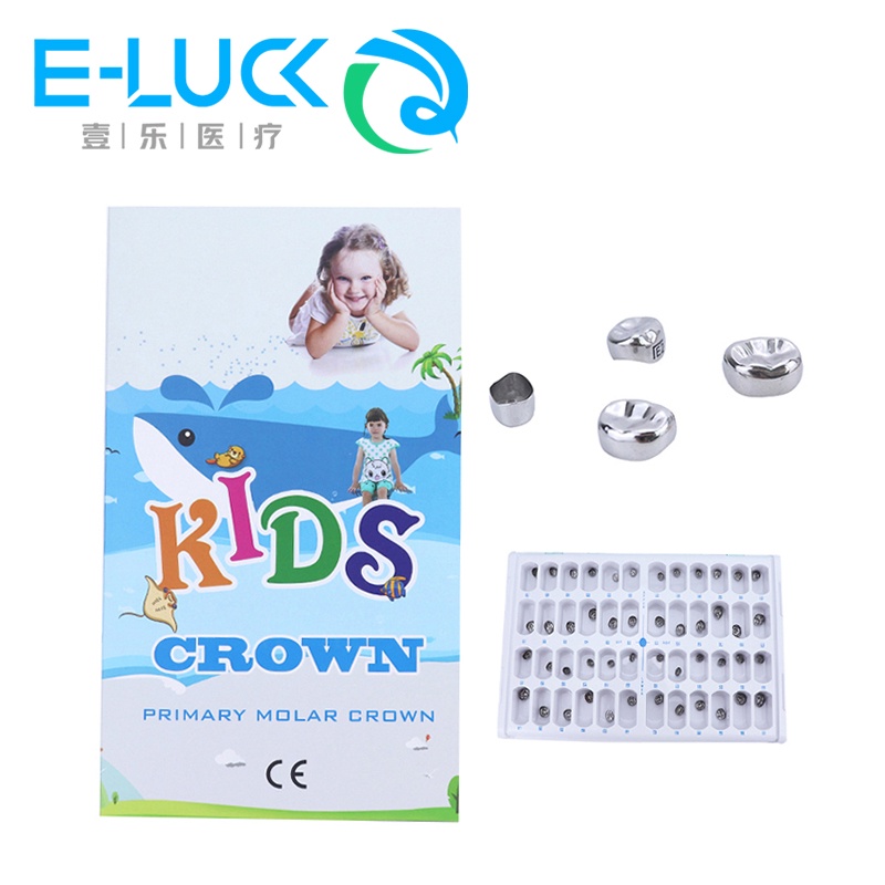 Couronnes Pédiatriques En Acier Inoxydable Pour Molaires De Lait - Lot De 48 Tailles