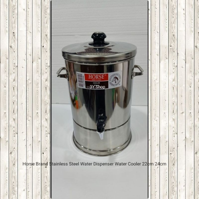 Horse Brand Stainless Steel Water Dispenser Water Cooler 22cm Shopee