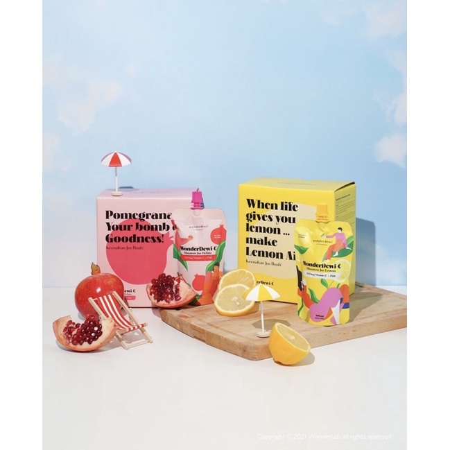 🔴READY STOCK🔴 WonderDewiC Juice Drink [Vitamin C 500mg + Zinc] Minuman Jus Vitamin C Booster