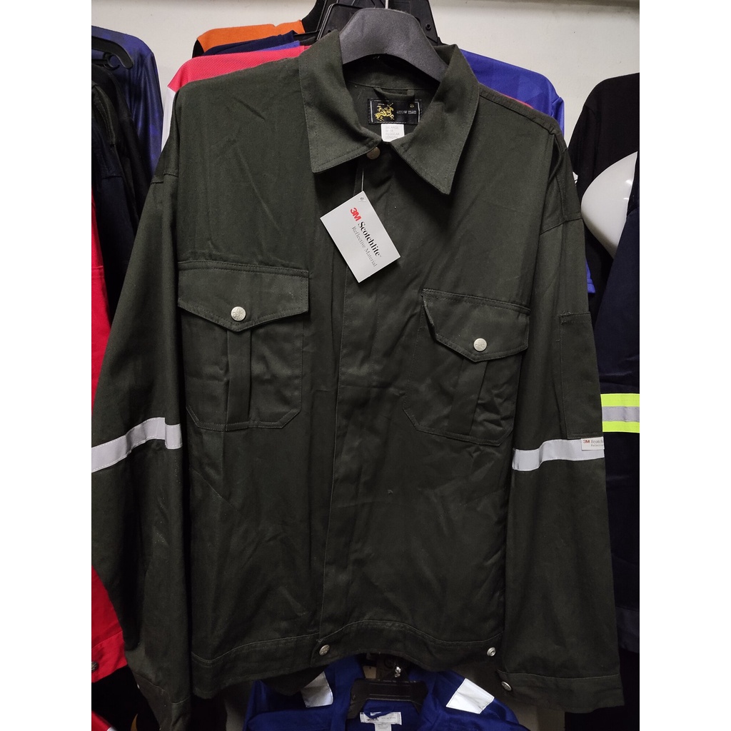 ARROWMAN 100% PRESHRUNK COTTON 3M SAFETY JACKET | BAJU JAKET KERJA ...