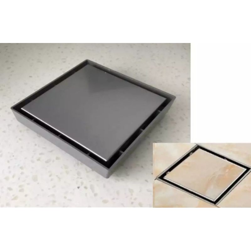 #Ready Stock#Stainless steel floor grating floor trap tile insert ABS ...