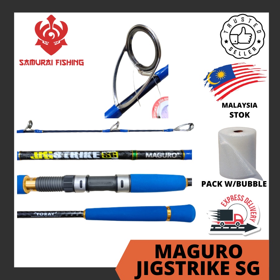 SAMURAI - NEW! MAGURO Jig Strike SG (Saltwater Game) Fishing Rod