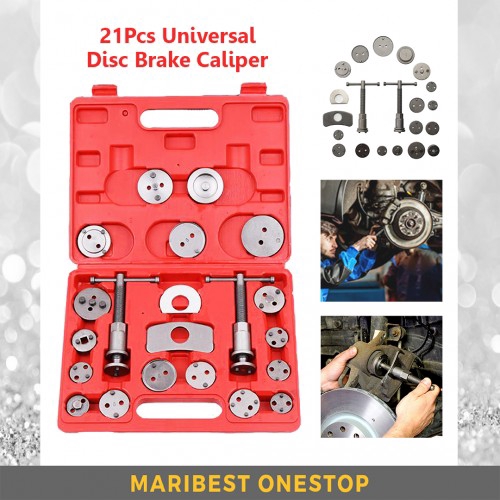 21Pcs Auto Universal Disc Brake Caliper Tool Box Set Car Separator