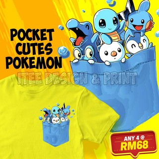 Pokemon t cheap shirt pocket