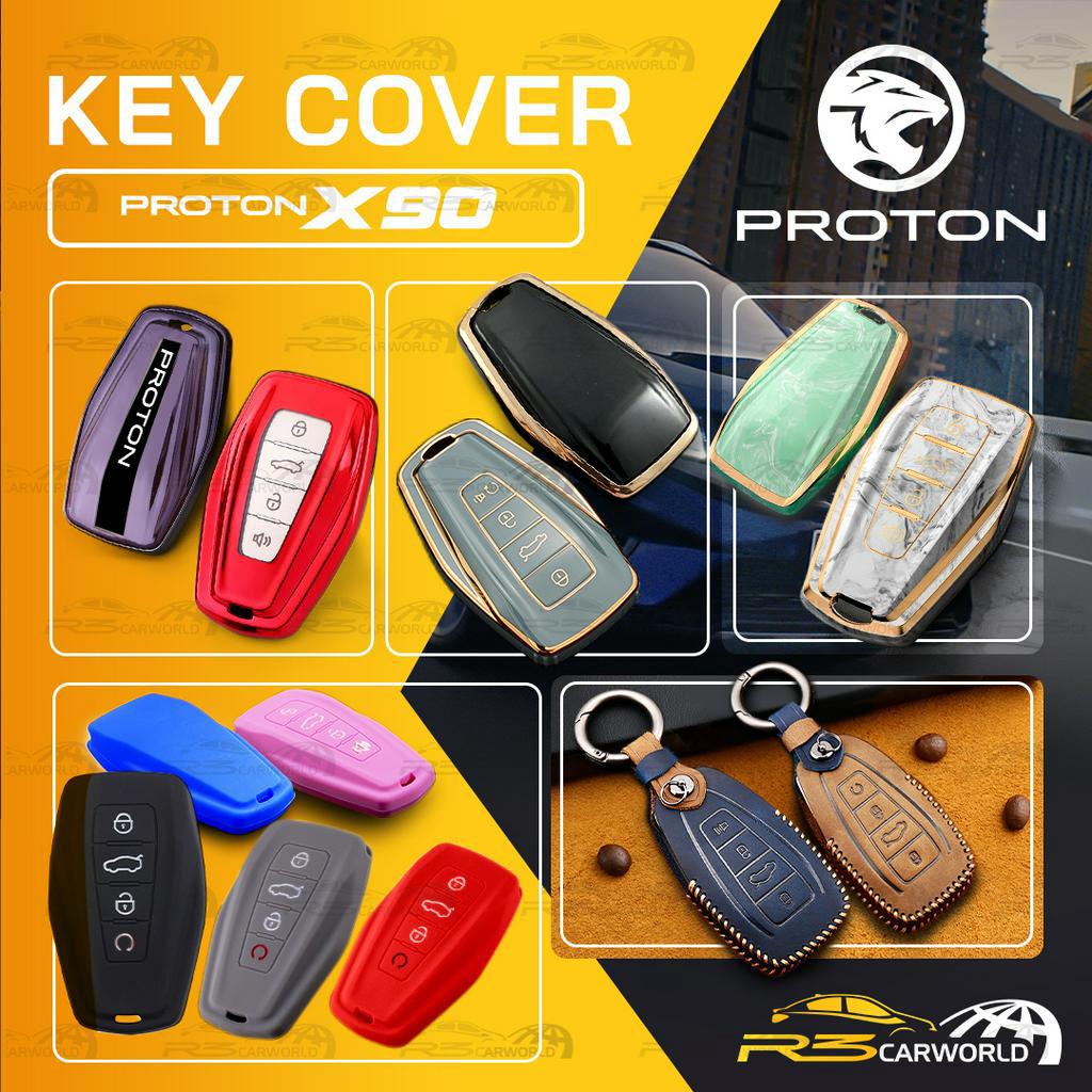 [𝐊𝐄𝐘 𝐂𝐎𝐕𝐄𝐑] PROTON X90 Key Cover Sarung Kunci Remote Control Case ...