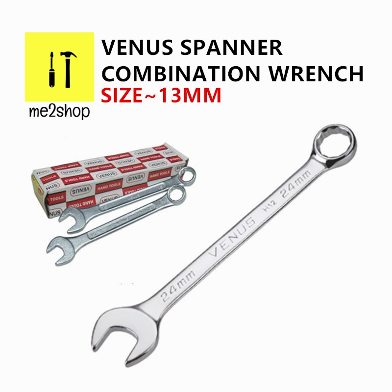 VENUS SPANNER/COMBINATION WRENCH (7MM TO 24MM) | Shopee Malaysia