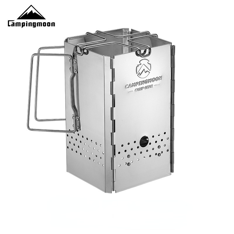 [Campingmoon] MT19 Folding Firewood Stove Portable Square Type