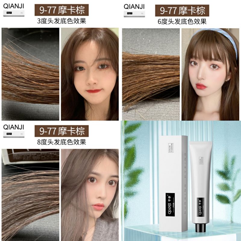 QIANJI (SHINAIZI/PURESTYLE/MOGE) PROFESSIONAL JAPANESE HAIR COLOR (KRIM