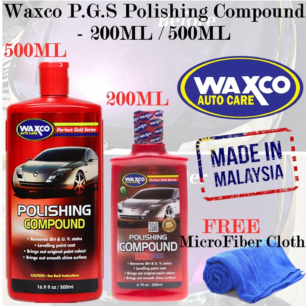 P.G.S Glass Clean Polish Compound 200 ml – WAXCO Auto Care