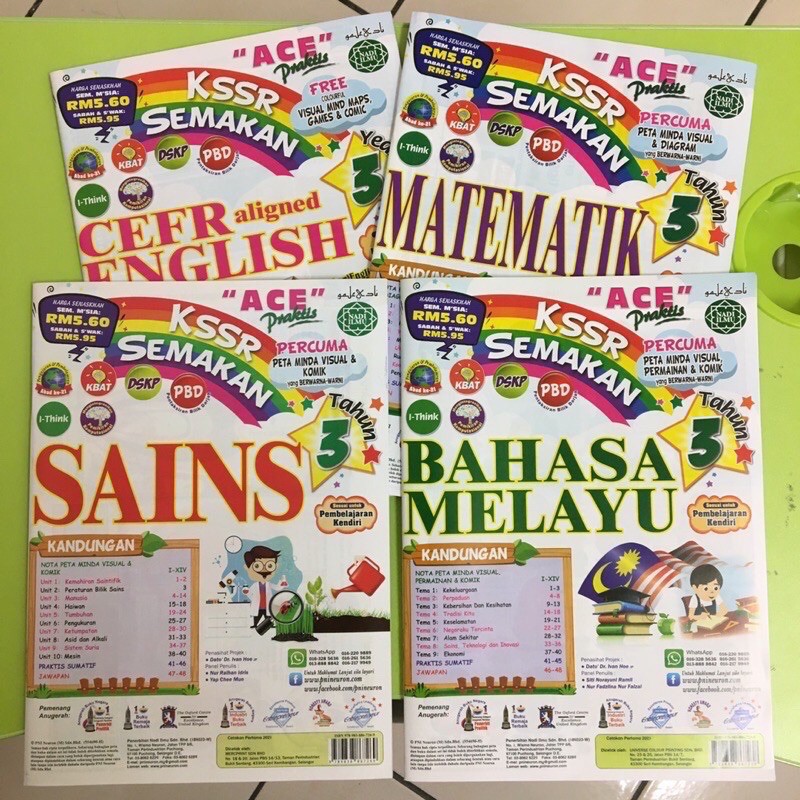 Buku Latihan Kssr Tahun 3 ( 4 In 1) | Shopee Malaysia