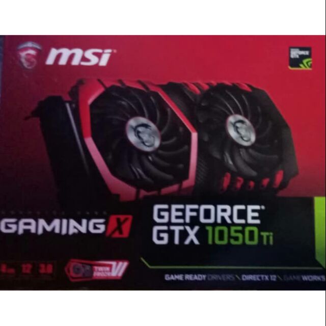 MSI Gaming X GTX 1050 Ti 4GB GDDR5 Shopee Malaysia