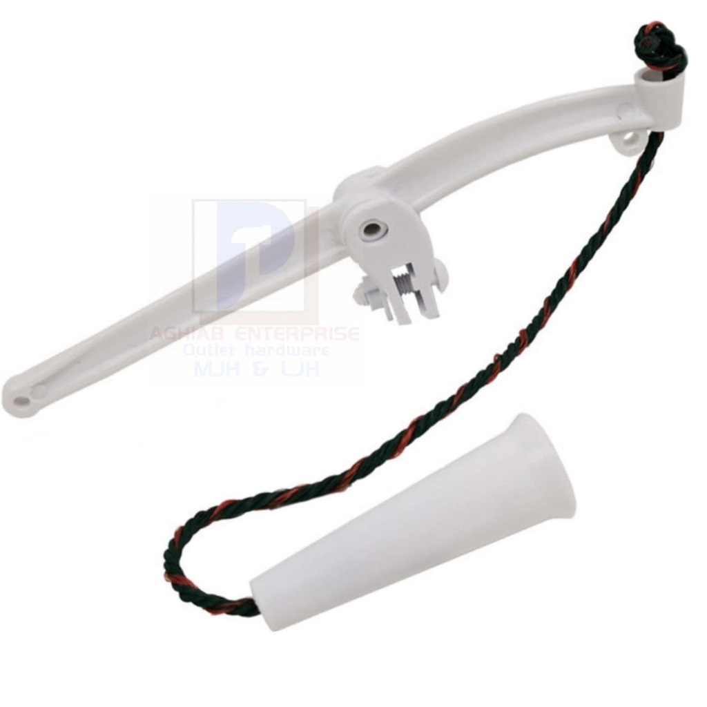 TECHPLAS High Level Cistern Toilet Flush Handle With Nylon Rope (1764 ...